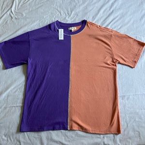 Purple and pink pacsun oversized shirt
